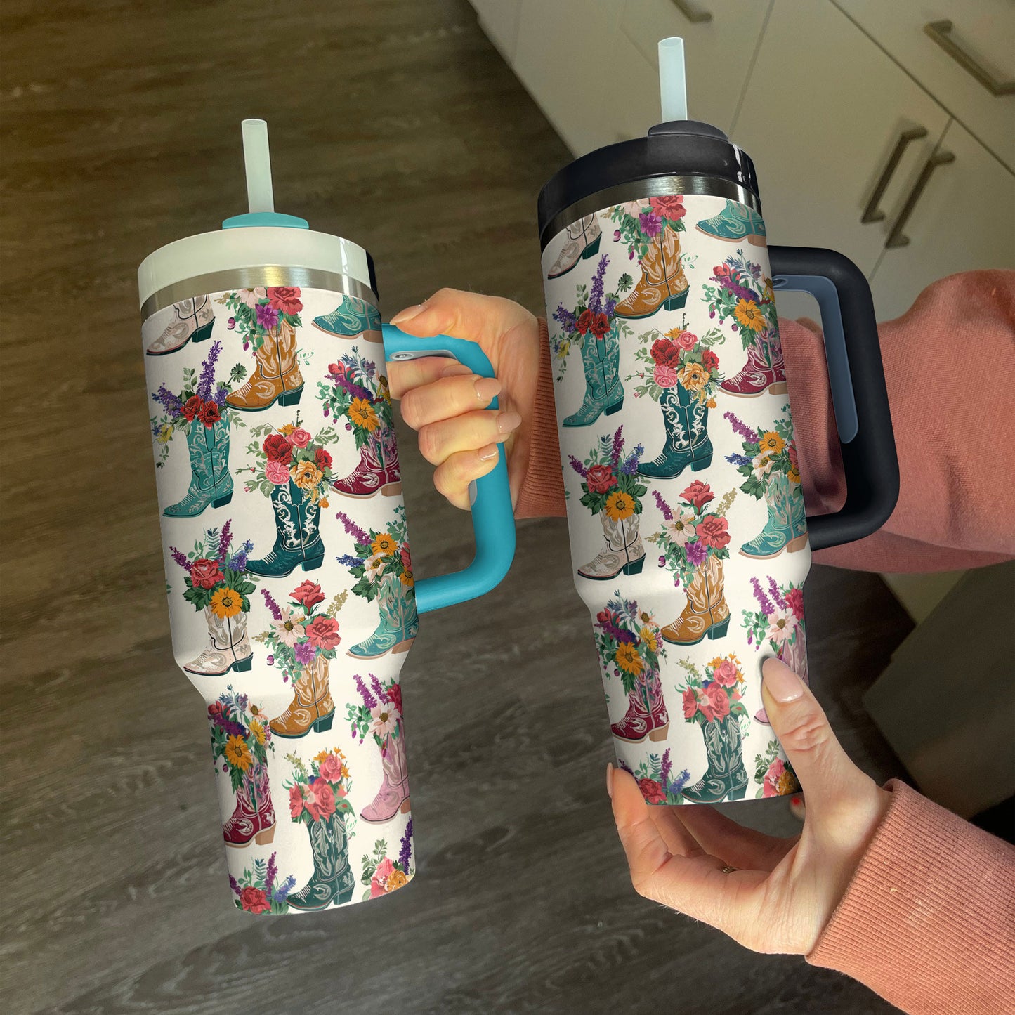 Bottes à fleurs sauvages Shineful Tumbler