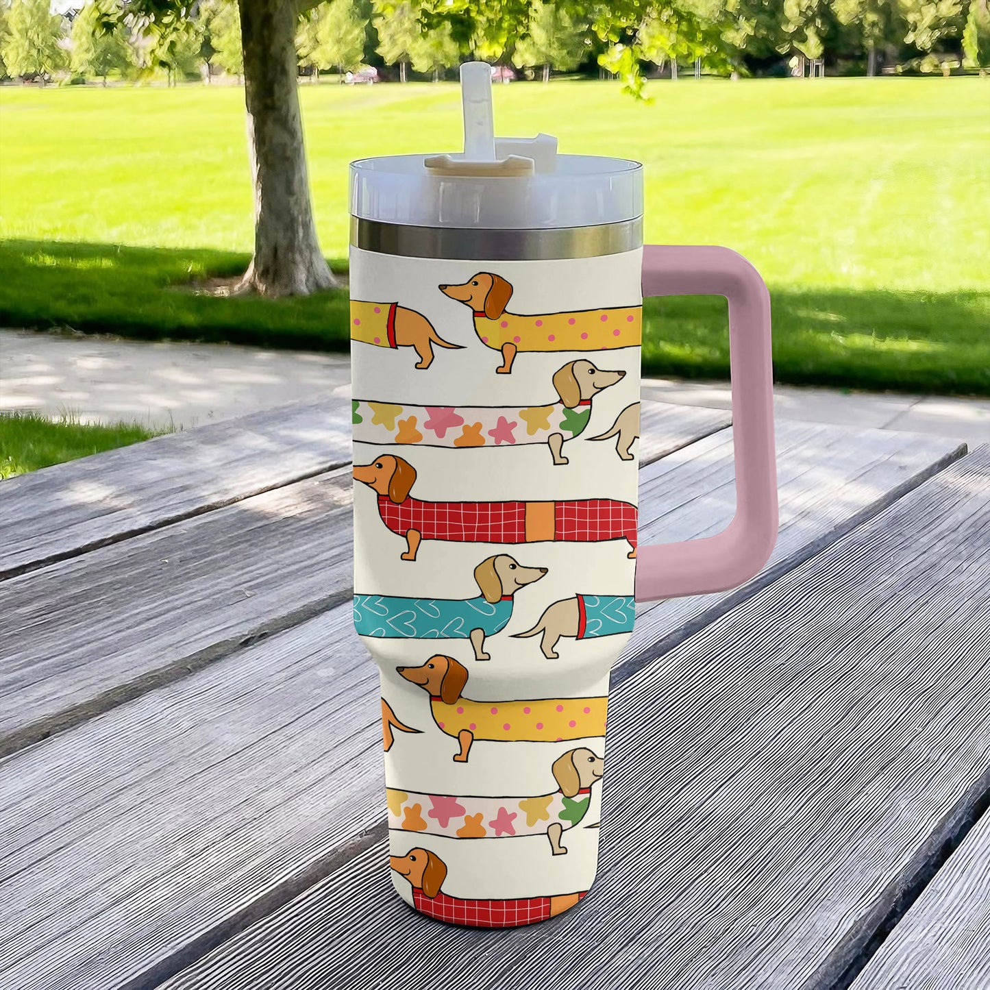 Shineful Tumbler Dachshund Sausage Sips