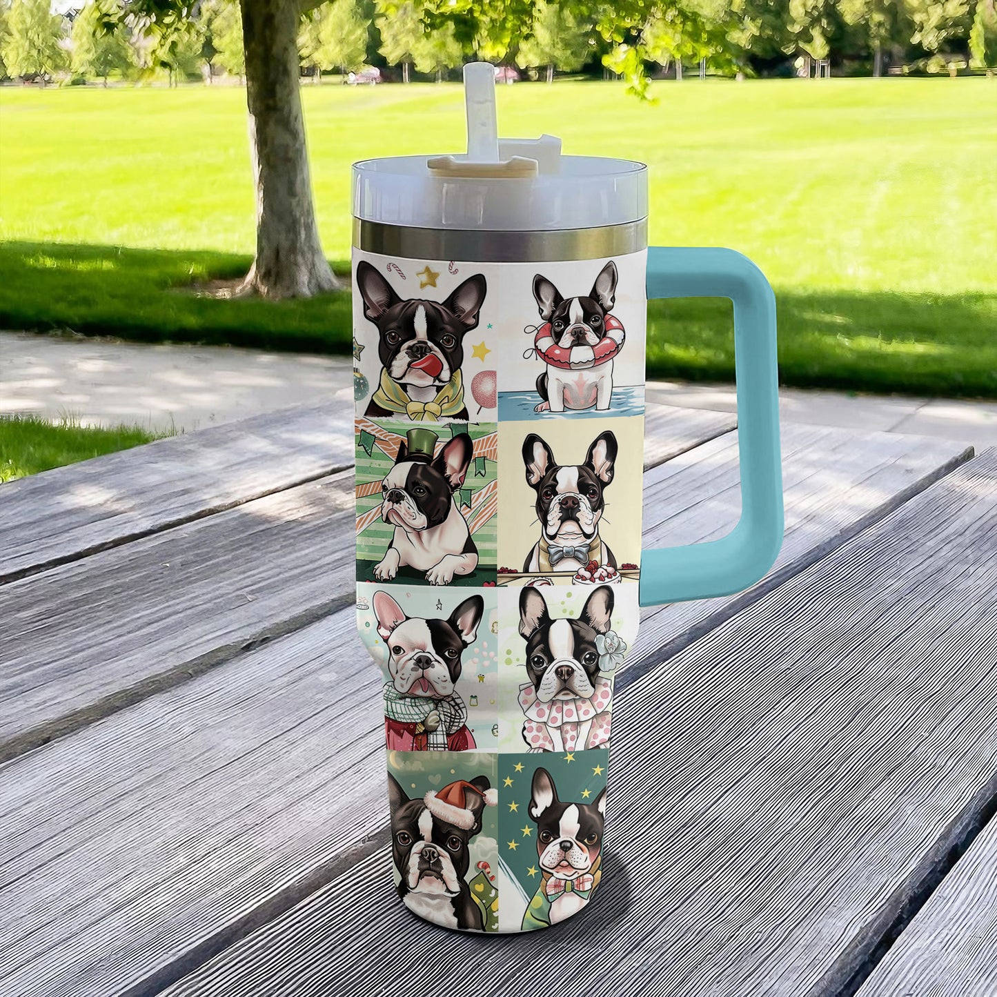 Shineful Tumbler Lovely Cute Boston Terrier