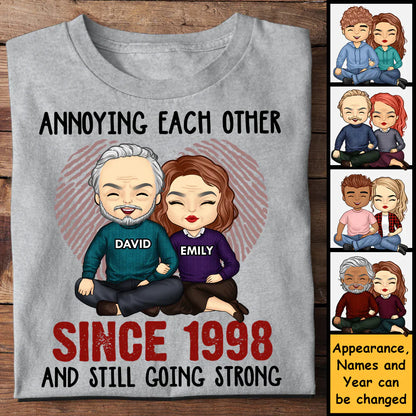 Annoying Since Year Still Going Strong - Personalized Unisex T-Shirt Hoodie Gift For Couple Husband