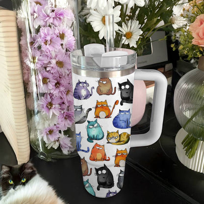 Shineful Tumbler Katze Erstaunlich Coole Gesichter