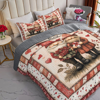 Shineful All Season Quilt 3-Piece Set - Gnome Sweet Love