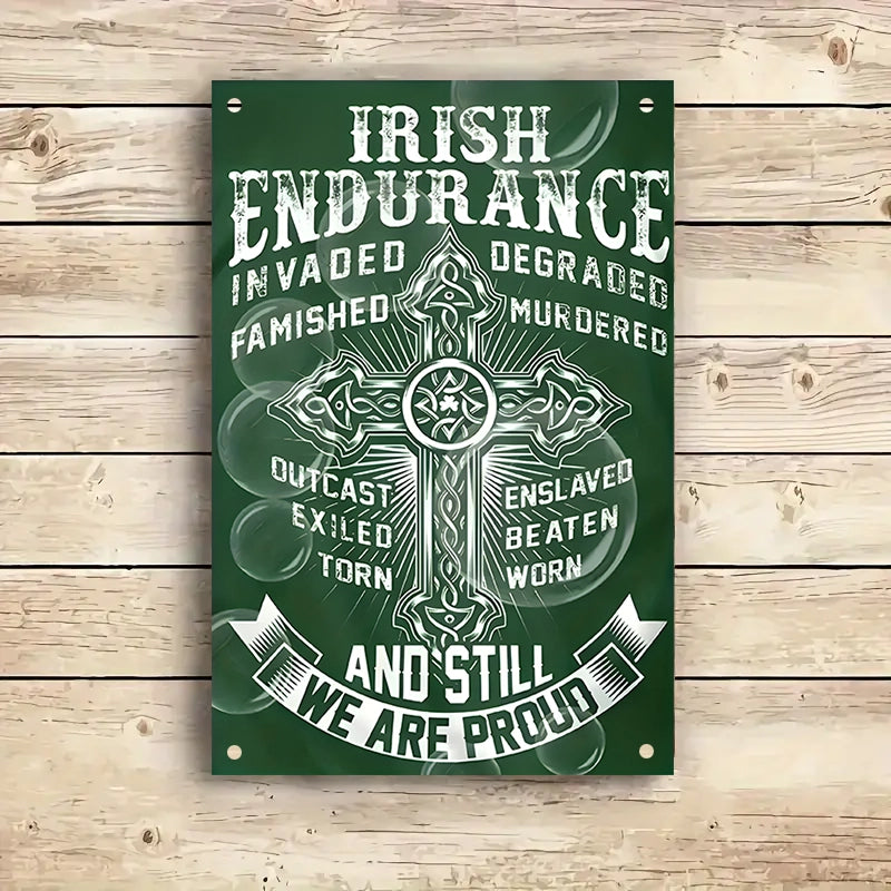 Shineful 2D Metal Sign Proud Irish Heritage