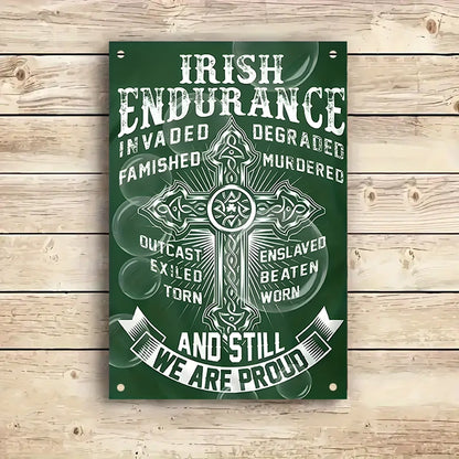 Shineful 2D Metal Sign Proud Irish Heritage