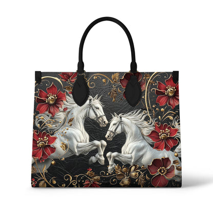 Glänzende Ledertasche Wild Grace