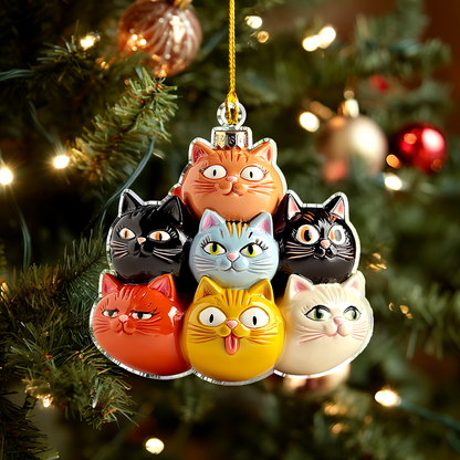 Shineful 2D Acrylic Ornament Cat-itude Cat Lover