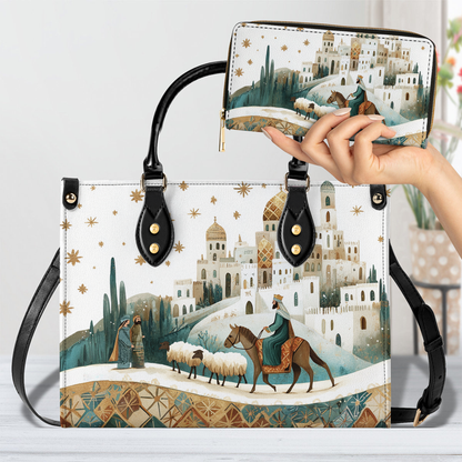 Shineful Leather Bag Starry Bethlehem Journey