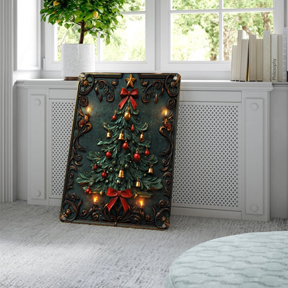 Shineful 2D Metal Sign Vintage Elegance Christmas Tree