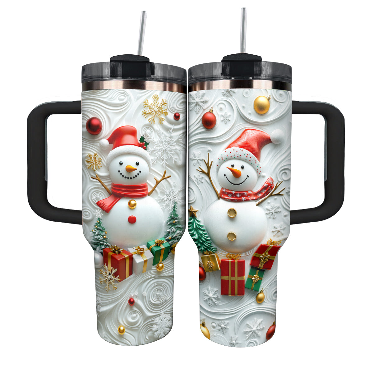 Shiny Tumbler Winter Wonderland Schneemann