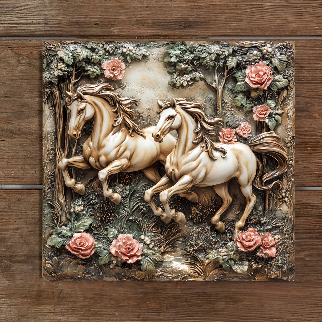 Shineful 2D Metal Sign Equine Elegance