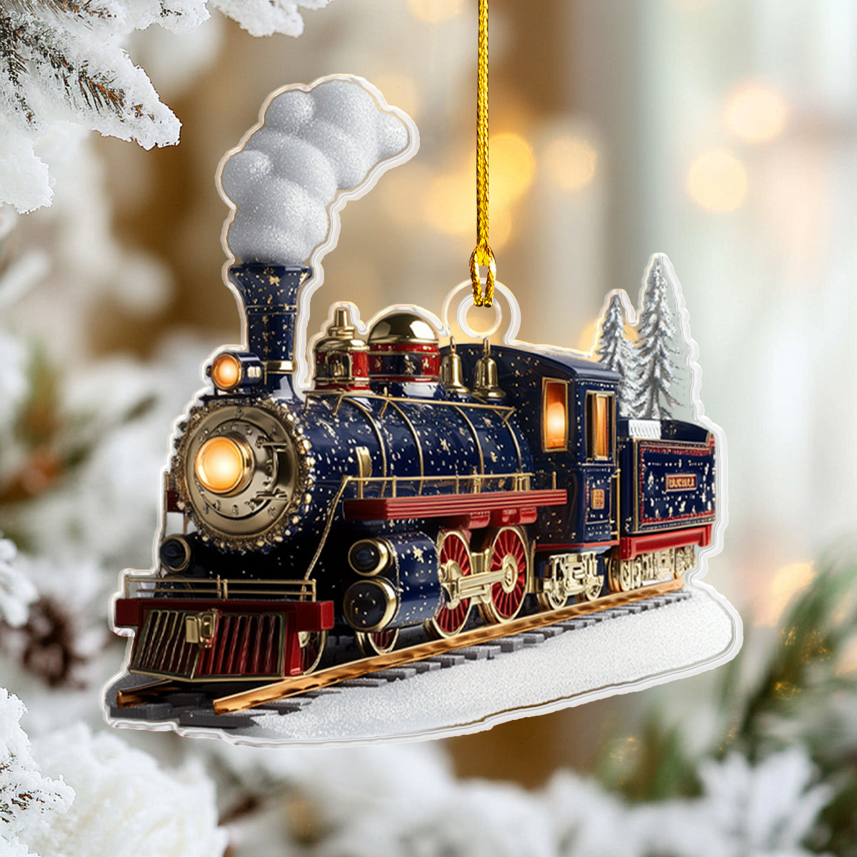 Shineful 2D Acrylic Ornament - Enchanted Holiday Train