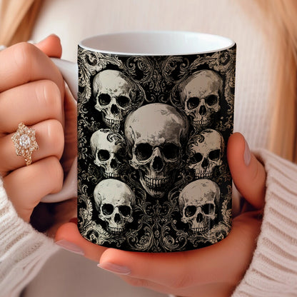 Shineful Ceramic Mug Gothic Skull Majesty