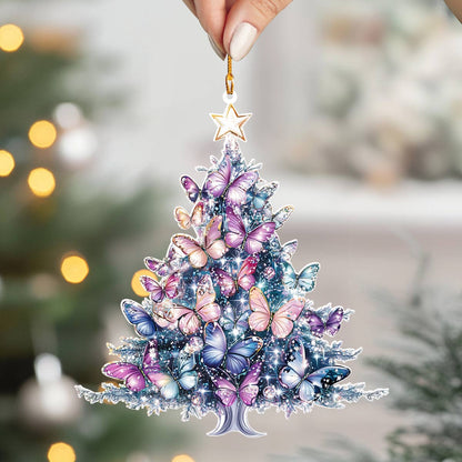 Shineful 2D Acrylic Ornament Butterfly Wonderland Christmas