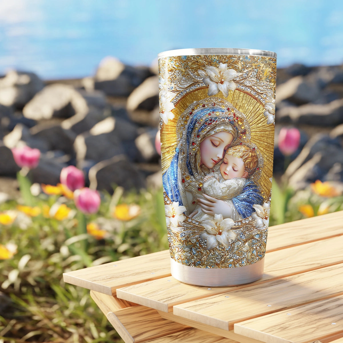 Shineful 20oz Tumbler - Holy Embrace