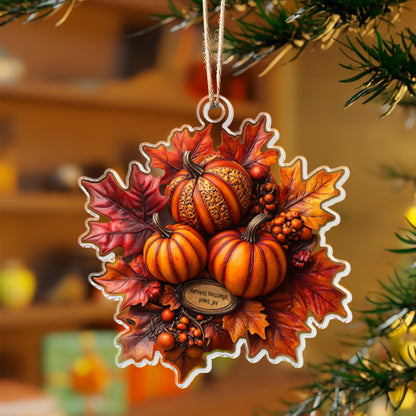 Shineful 2D Acrylic Ornament - Autumn Harvest