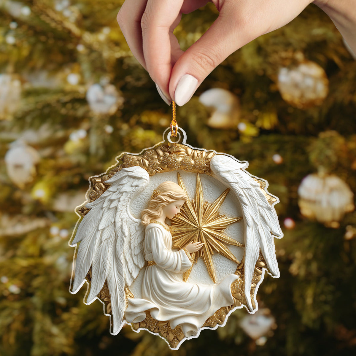 Shineful 2D Acrylic Ornament - Celestial Angel