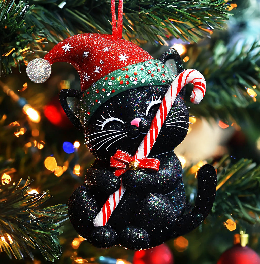 Shineful 2D Acrylic Ornament Naughty Black Cat Collection