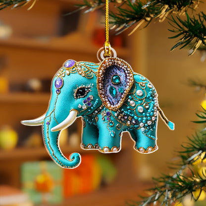 Shineful 2D Acrylic Ornament Twinkling Elephant