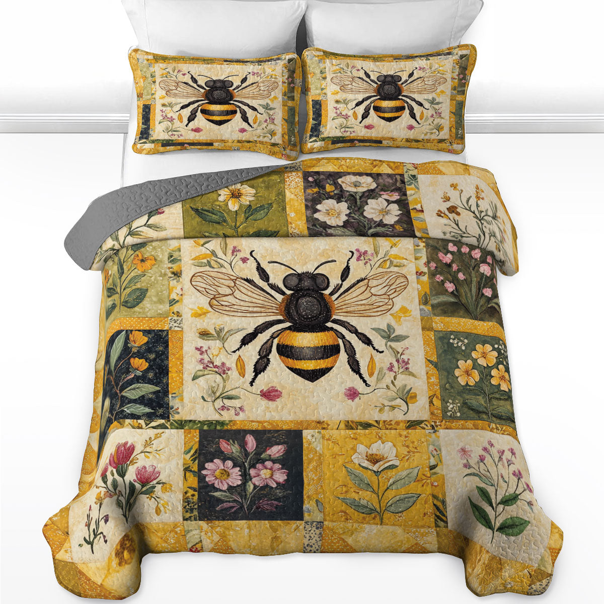 Shineful All Season Quilt 3-teiliges Set Bee Beautiful