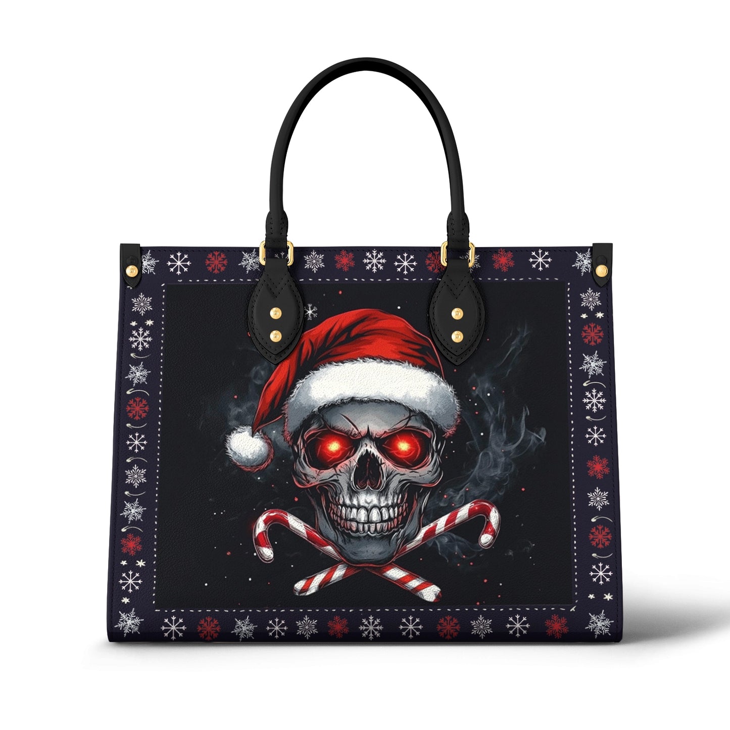 Shineful Leather Bag Jolly Skull Christmas