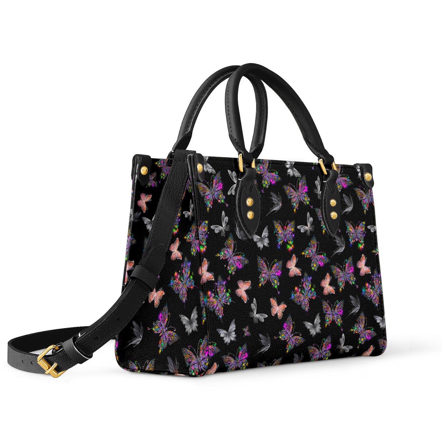 Shineful Leather Bag Gorgeous Butterflies