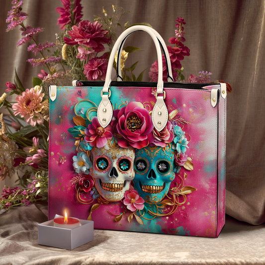 Shineful Leather Bag Sugar Skull Love