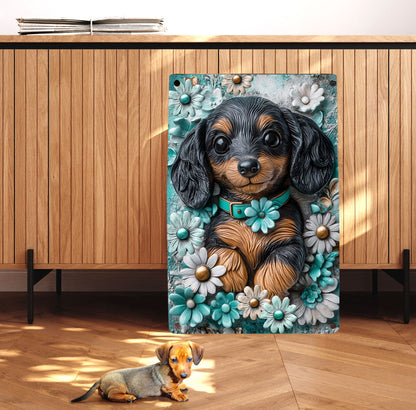 Shineful 2D Metal Sign Happy Hound