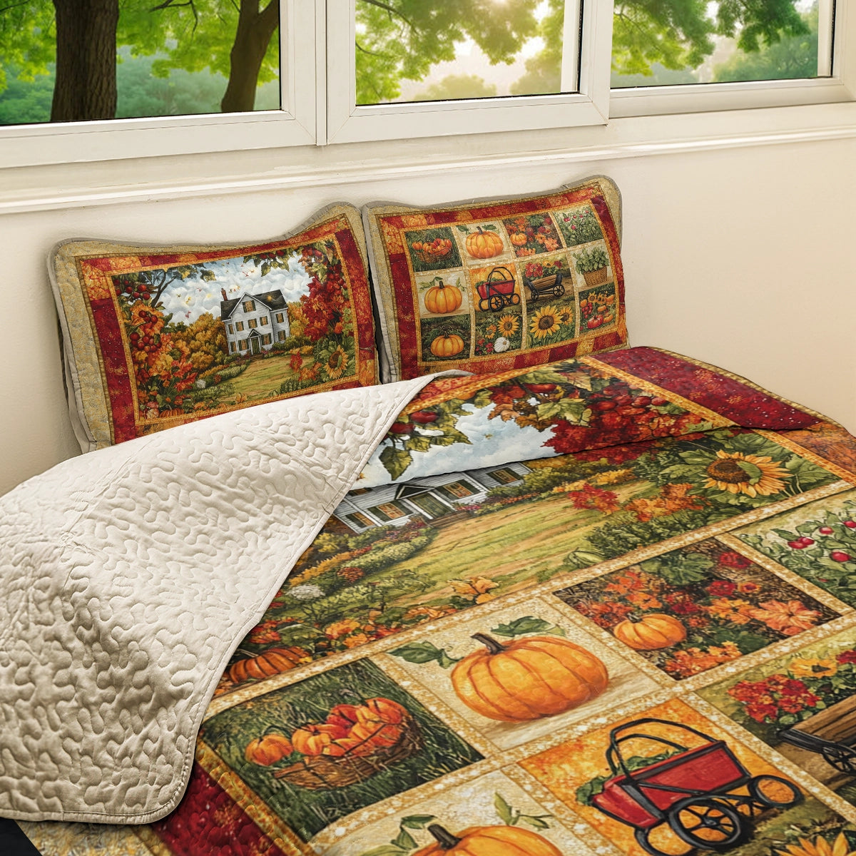 Shineful All Season Quilt 3-teiliges Set Autumn Beautiful