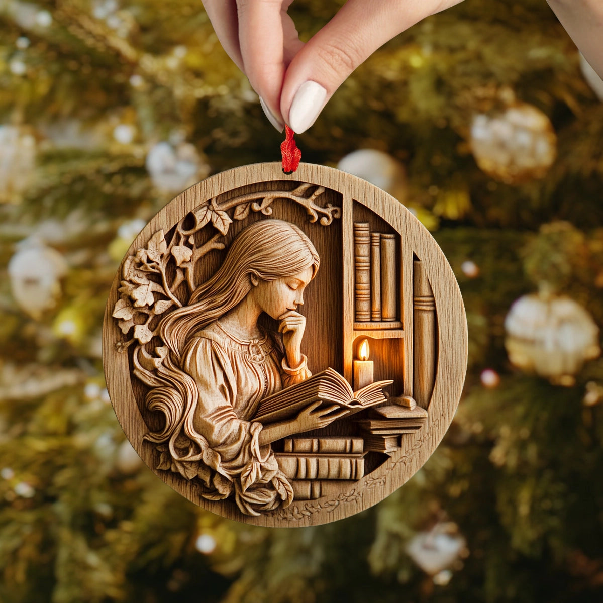 Shineful 2D Acrylic Ornament Enchanted Reader's