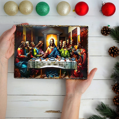 Shineful 2D Metal Sign Divine Last Supper