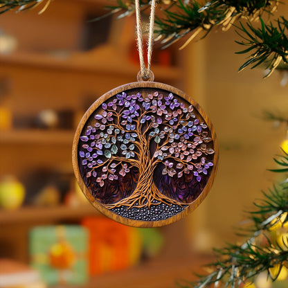 Shineful 2D Acrylic Ornament - Gemstone Tree of Life