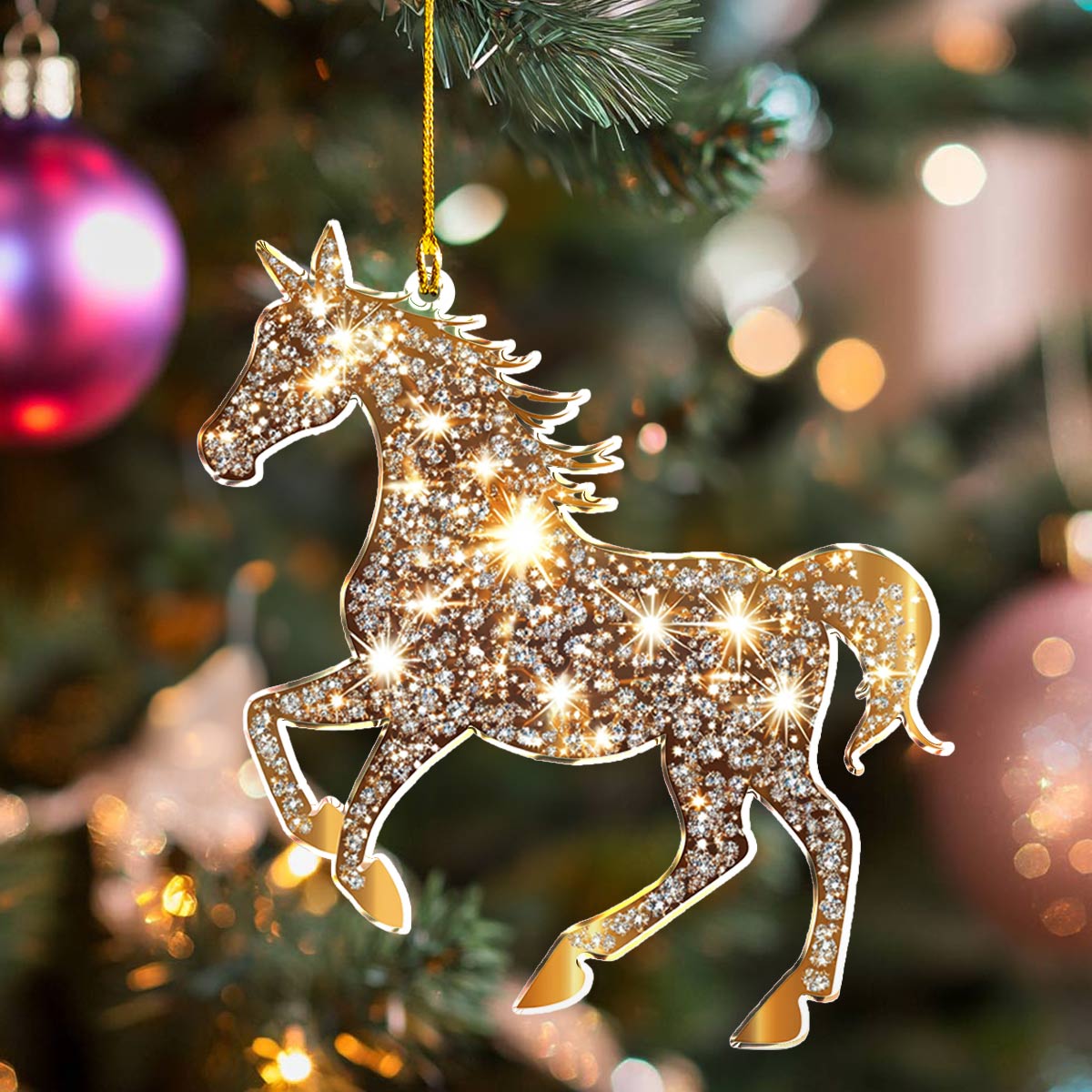 Shineful 2D Acrylic Ornament Twinkling Unicorn