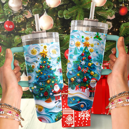 Shineful Glossy Tumbler Jolly Tree Cheer