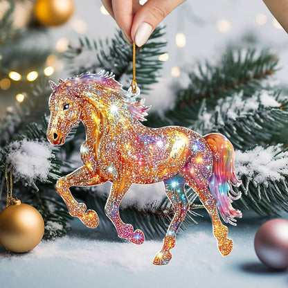 Shineful 2D Acrylic Ornament  Illuminated Unicorn