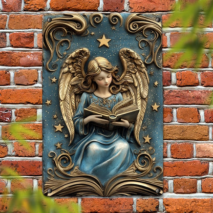 Shineful 2D Metal Sign Angel of Stars and Stories