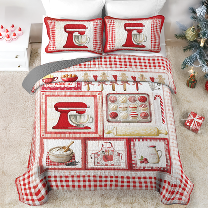 Shineful All Season Quilt 3-Piece Set Life Is What You Bake It