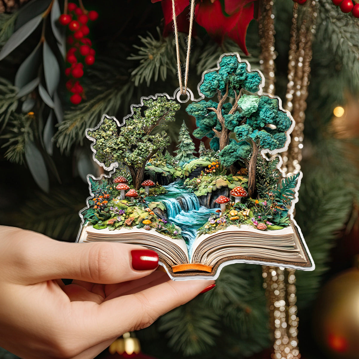 Shineful 2D Acrylic Ornament - Enchanted Forest Story