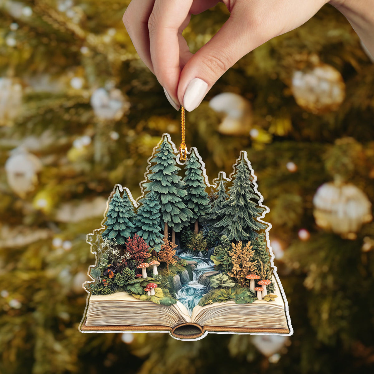 Shineful 2D Acrylic Ornament - Enchanted Forest Story