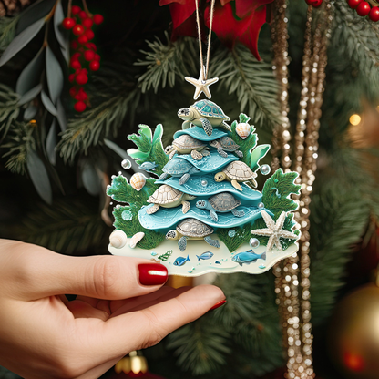 Shineful 2D Acrylic Ornament - Christmas Under the Sea