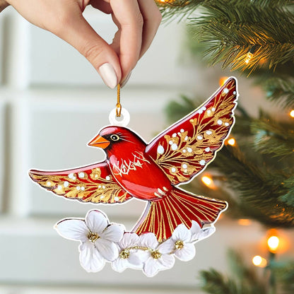 Shineful 2D Acrylic Ornament Cardinal Bliss