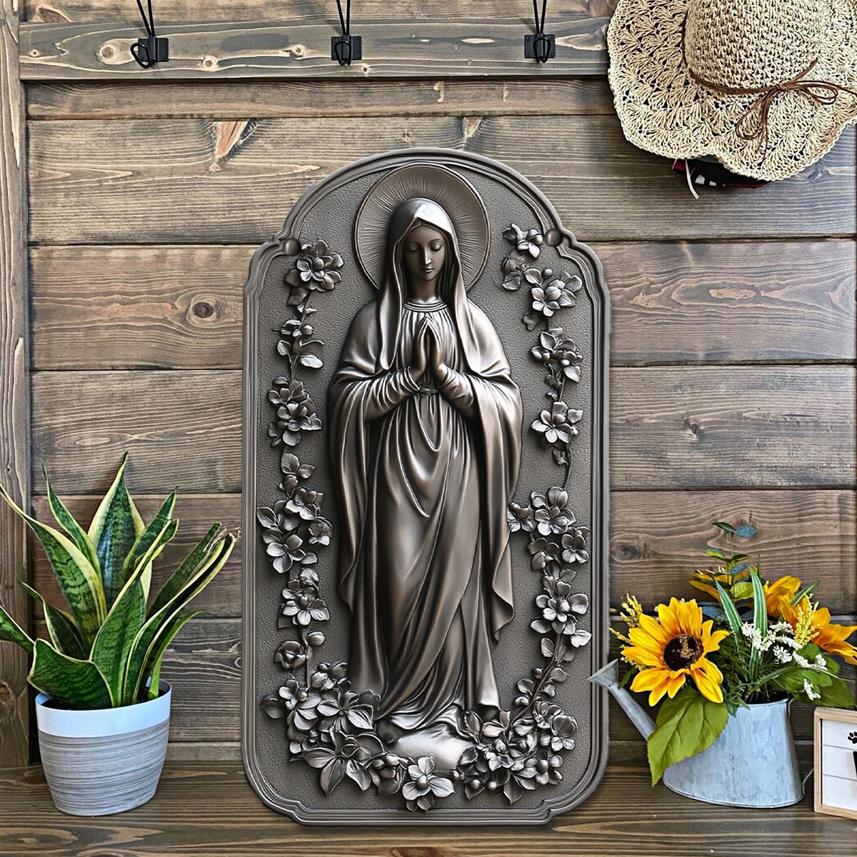 Shineful 2D Metal Sign Sacred Serenity