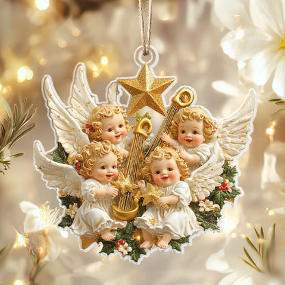 Shineful 2D Acrylic Ornament - Cherub Choir