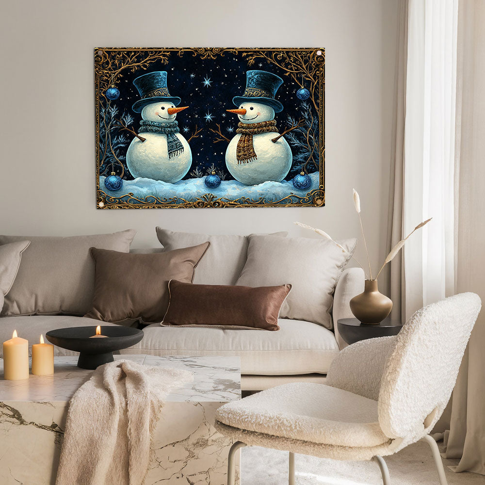 Shineful 2D Metal Sign Frosty Night