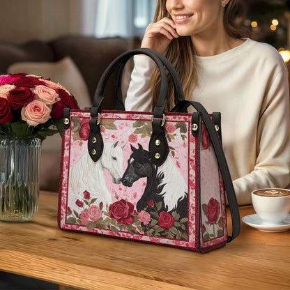 Shineful Leather Bag Romantic Rose Horse