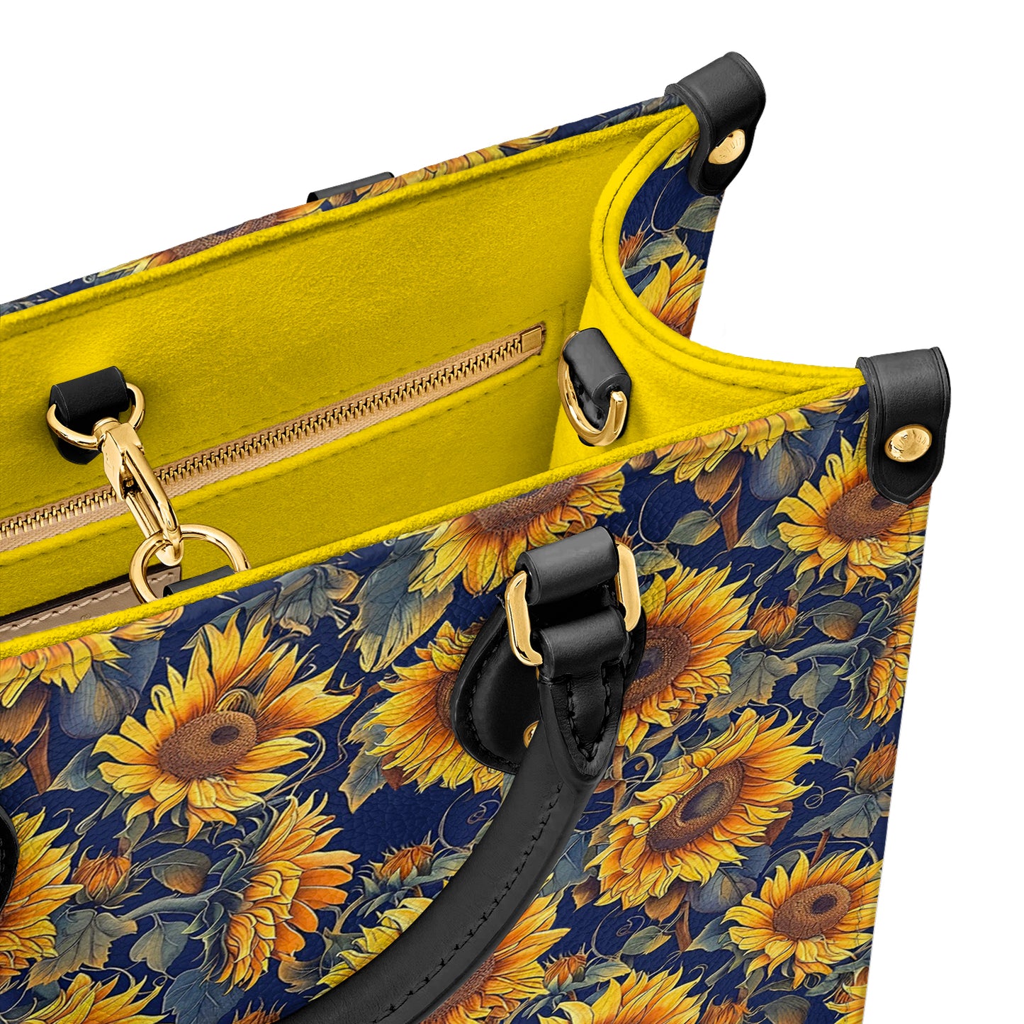 Shineful Leather Bag Sunflower Gorgeous Flower