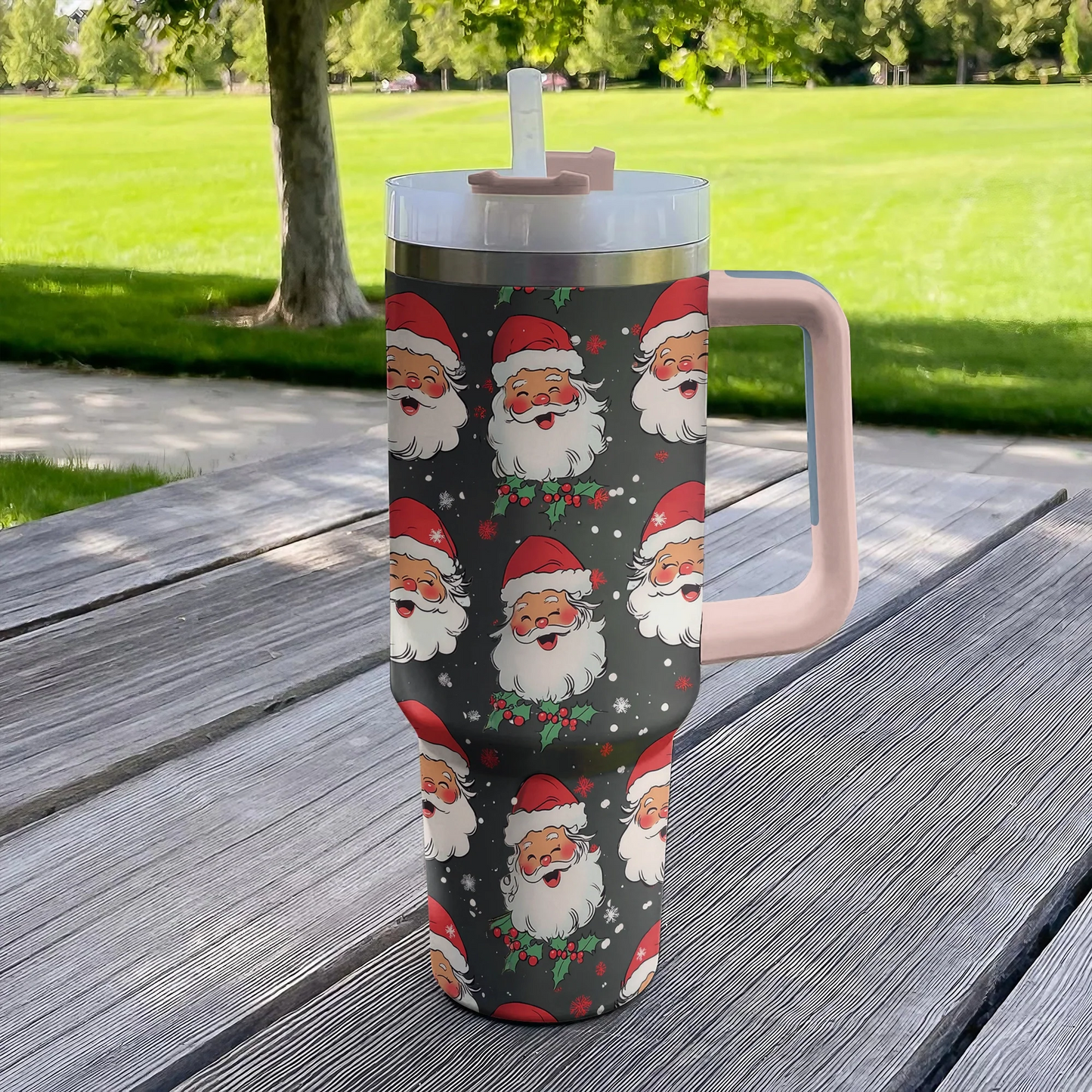 Shineful Tumbler Ho-Ho-Holiday Santa Christmas