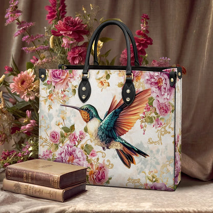 Shineful Leather Bag Ethereal Flight Hummingbird