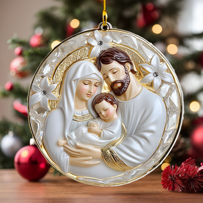 Shineful 2D Acrylic Ornament The Crystal Holy Family