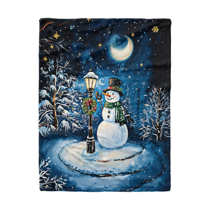 Shineful Fleece Blanket Frosty Night