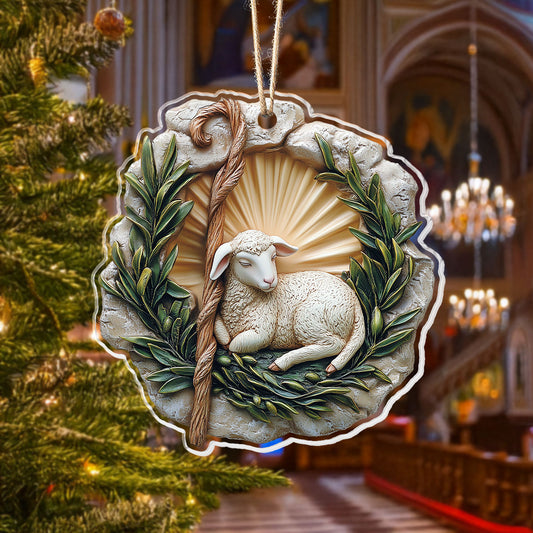 Shineful 2D Acrylic Ornament - The Lamb Of Peace